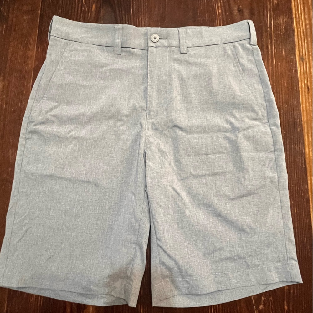 Grand Slam Men's Gray Flat Front Shorts